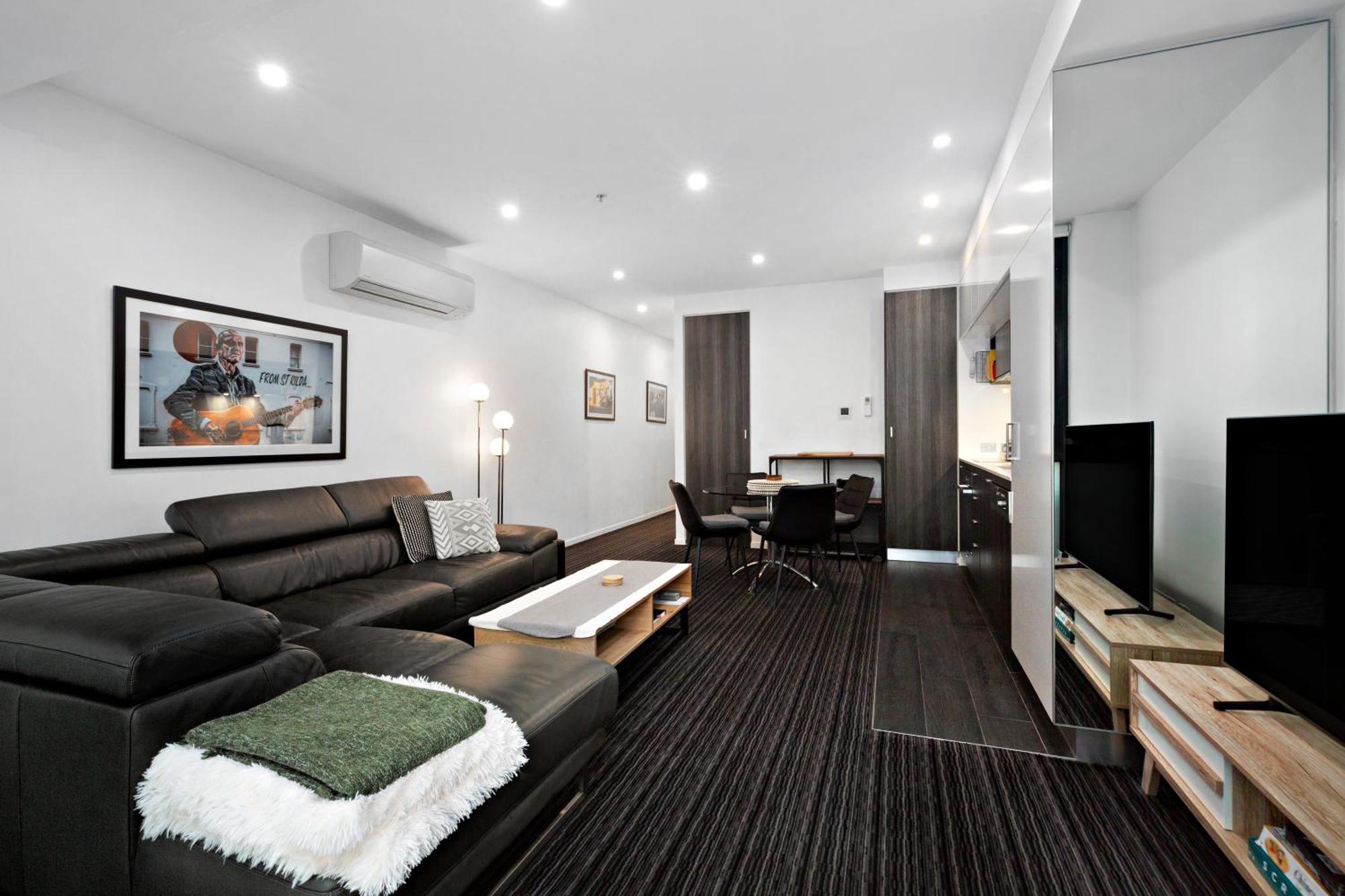 Modern Quiet 1 & 2 Bed Apt Opposite Albert Park Мельбурн Екстер'єр фото